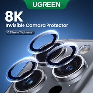 UGREEN 8K Corning Material Ultra HD Tempered Camera Lens Protector for iPhone 15/15 Plus/15 Pro/15 P