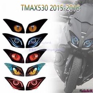 『HX』Yamaha 2015-2016 TMAX530 T-MAX 530 大燈貼紙大燈貼花大燈改裝保護貼紙