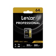 เอสดีการ์ด 64GB Professional 2000x SDHC?/SDXC? UHS-II C
