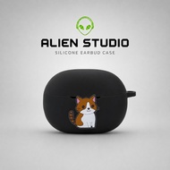 【ALIEN STUDIO】 iQOO Buds 1i Case 3D Style Premium Silicone Case + Cleaning Pen + Lanyard + Keychain
