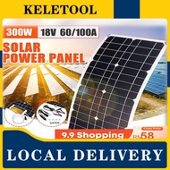 Mono solar panel 18V 300W solar panel with DC or USB interface