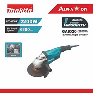 Makita GA9020 is a 9″ angle grinder with trigger switch.