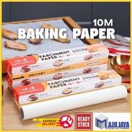 Baking Paper 10M Non Stick for Microwave and Oven Bakeware Moisture Proof Kertas Minyak Pelapik [Maj