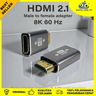 HDMI Male to Female Connector 2.1 8K HDTV Aluminum - NP-211 [Digital Zone JKT]