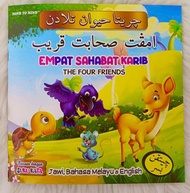 Cerita Haiwan Teladan (combo set of 6)| Buku Cerita Jawi | Suku Kata | Buku Kanak Kanak | 3 Bahasa |