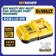 DEWALT DCB118-KR 18V ~ 54V/ Fast Charger Battery Charger/  PENGECAS PANTAS BERKIPAS DAN PENYEJUK