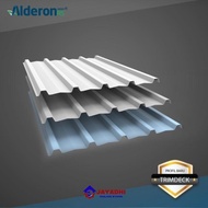 Atap uPVC Alderon RS 1000 - Gelombang TRIMDECK 1 meter  - Single Layer model Spandek KR5