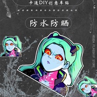 Reflective Car Sticker JDM Cyberpunk Edge Walker Edgerunners Lucy Anime Sticker