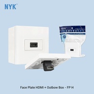 Wall Face Plate Socket hdmi+Hook Box