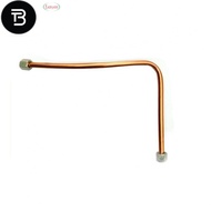 TRB Air Compressor Tube Copper Tone Intake Pipe 10 X 450mm/0.4' X 17.7'(D*L)