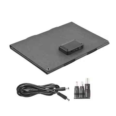 30W 5V 9V 12V Folding Solar Panel Portable ETFE Solar Charger Type C/USB Output for Outdoor Camping