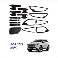 Isuzu mux 2018-2021 Matte Black Combo Set Garnish Cover Accessories