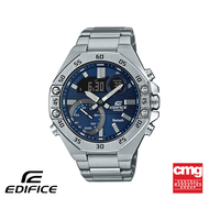 CASIO นาฬิกาข้อมือผู้ชาย EDIFICE รุ่น ECB-10D-2ADF  วัสดุสเตนเลสสตีล สีน้ำเงิน