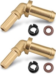 2 Pcs Thermostat Water Outlet Tube Connector Kit LR049990 Fit for Jaguar for Land Rover Replace LR04