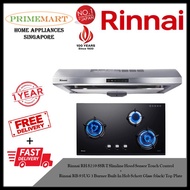 Rinnai RH-S259-SSR-T Slimline Hood + Rinnai RB-93UG 3 Burner Built-in Hob *BUNDLE DEAL - FREE DELIVERY