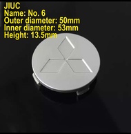 JC | 4PCS 50Mm ศูนย์ Hub Cap สำหรับ Mitsubishi Mirage/ Mirage G4/Mirage Gls/เก่า Lancer/ Ataway/ Out