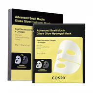 Cosrx Advanced Snail Mucin Gl Glow Hydrogel Mask 1 Box 3 Sheets