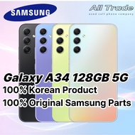 (Used) Samsung Galaxy A34 5G (SM-A346) 6GB 128GB Smart Phone 6.6INCH 5000mAh (No Orignial Box)