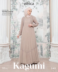 GAMIS ETHICA KAGUMI 349 SAGE GREEN - VANILLA CREAM || GAMIS DEWASA ETHICA KAGUMI TERBARU