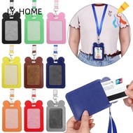 LY-HOME Name Badge Holder Cute Cartoon Bank Credit Card Multifunctional Work Card Holder Credit Cove