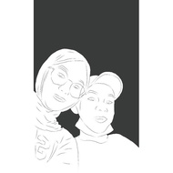 LUKISAN POTRET | BLACKWHITE POTRET | POTRET BAJET