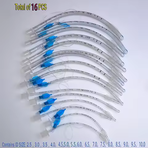 Endotracheal Tube Disposable Animal ET Tubel With Cuff A Complete Set Tube Sterile Veterinary Suppli