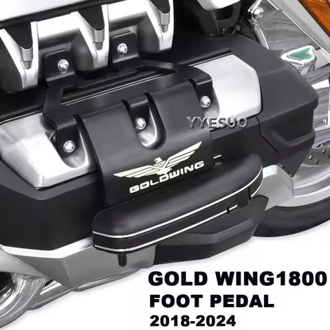 For HONDA Goldwing GL1800 Accessories Highway Pegs GOLD WING Flip Out Foot Peg Stealth Pedals Goldwi