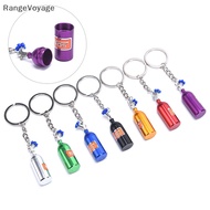 RangeVoyage Car Turbo NOS Keychain Nitrogen Bottle Metal Key Ring Stash Pill Box Storage Boutique