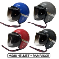 MS88/RAM HELMET VISOR 3 BUTTON