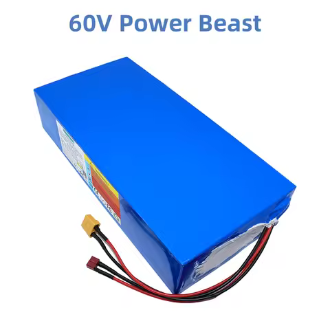 60V 10Ah 20Ah 30Ah 40Ah 50Ah 15Ah 21700 Lithium Battery Pack With 50A BMS 0-3000W For E-tools Motorc