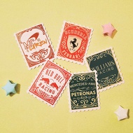 F1 Formula 1 Stamp Sticker Vinyl Stamps By ZnStudio