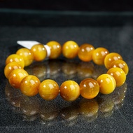 TIMESWIND Authentic 7A-type Tiger's Eye Stone Yellow Round Beaded Bless Women Bracelet Fashion Jewel