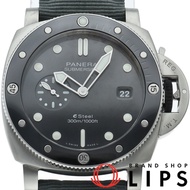 Panerai Submersible QuarantaQuattro Grigio Roccia PAM01288，不鏽鋼/尼龍錶帶，男士腕錶，灰色，拋光，成色極佳 [二手]