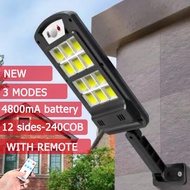 8000W Solar Light Lampu LED Solar Taman Street Solar Light Outdoor Lighting Motion Sensor Light Remo