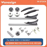 Engine Timing Chain Kit Camshaft Gear VVT Fit 4.4 L For BMW X5 X6 550i 650i 750i N63 S63 N63B44B S63