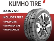 kumho  semi slick tyre Escta720 new tyre size195/55/15 215/45/17 225/45/17 235/45/17 245/40/17 225/40/18 235/40/18 245/40/18 265/35/18 Johor baru