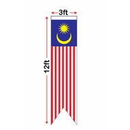 Flag 3x12ft (Polyester), Bendera 3x12ft, (Polyester)