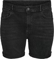 Women's Nmmoni Hw DNM Shorts Az360Bl Curve Noos