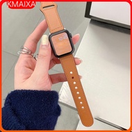 Leather Strap for IWatch Ultra 2 /Ultra 9 8 7 Series 5 4 3 2 1 Untuk Watch Tali Jam Tangan Smartwatc