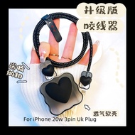 Love Heart Pattern For cable protection sleeve fast charger 20W charger head 14 plus suitable for iP