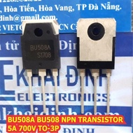 2pcs BU508A BU508 NPN TRANSISTOR forward 5A 700V TO-3P kde3083