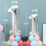 3 100cm Children 0-9 Numbers 133cm Large Number Balloon Wedding Birthday Party Decoration Number Bal
