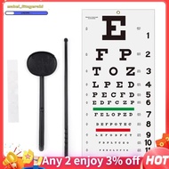 Eye Chart, Eye Chart No Fading for School Home Physical Examination Center Visual Acuity Measuring E