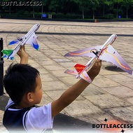 BOTTLEACCESS Electric Foam Hand Thrown Plane, 34*36*7.5cm PP C919 Passenger Plane Model, USB Recharg