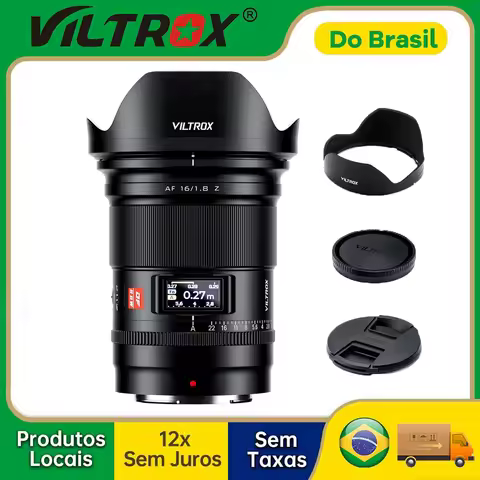 【Do Brazil】VILTROX 16mm F1.8 Sony E Nikon Z Camera Lens Full Frame Ultra Wide Angle Auto Focus Lens 