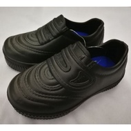 Kasut Getah Hitam Sarung Sekolah Pattern Satu Lekat Black Rubber School Shoes