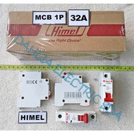 MCB 1 PHASE 32A HIMEL SNI