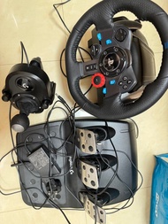 Logitech G29賽車方向盤 + Driving force 變速套裝