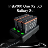 [SG SELLER] Insta360 One X2, X3 Battery, 3 way Charger set