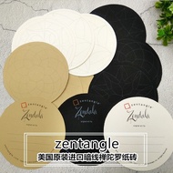 Zentangle American zentangle Drawing Paper Brick zentangle Drawing Circle Drawing Paper Dark Line ze